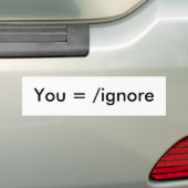 Sie =/ignorieren autoaufkleber (Auf Auto)