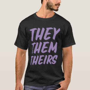 Sie Ihnen Ihrs Geschlechtsfluid Nonbinär Bevorzugt T-Shirt