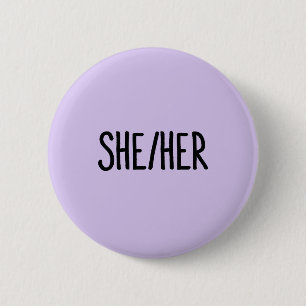 Sie/ihre Pronomen-Knöpfe Button