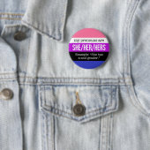 Sie/ihre Pronomina - Genderfluid Flagge Button (Beispiel)