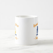 Sie im Volleyball schlagen Kaffeetasse (Mittel)