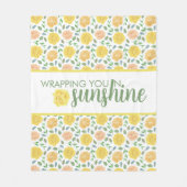 Sie in die sonnige Fleece Blanket wackeln (Vorderseite)