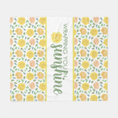 Sie in die sonnige Fleece Blanket wackeln (Vorderseite (Horizontal))