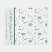 Sie in Liebe Fleece Blankon (Vorderseite (Horizontal))