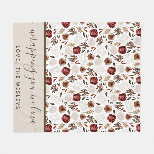 Sie in Liebe Fleece Blankon (Vorderseite (Horizontal))