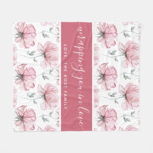 Sie in Liebe Fleece Blankon (Vorderseite (Horizontal))