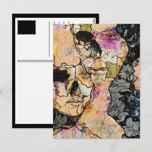 Sie in mir postkarte (Vorne/Hinten)