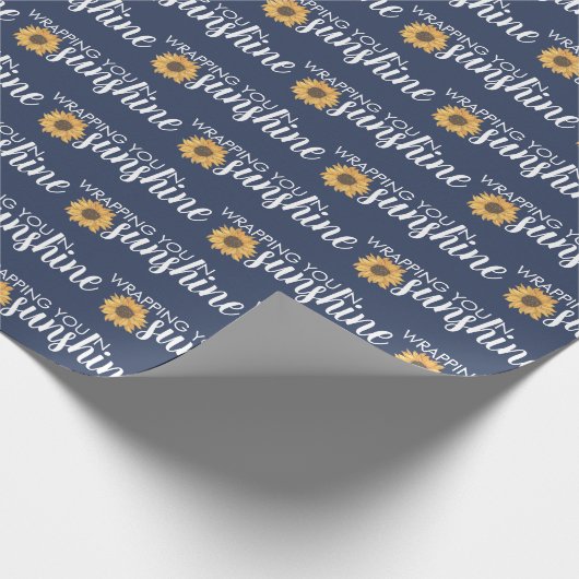 Sie in sonnendurchflutetes Papier wackeln Geschenkpapier (Ecke)