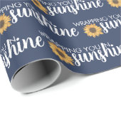 Sie in sonnendurchflutetes Papier wackeln Geschenkpapier (Rolleneckpunkt)