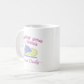 Sie in Tennis schlagen Kaffeetasse (Vorderseite Links)