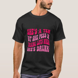 Sie ist 10, aber sie pisst in Parklots, wenn sie i T-Shirt