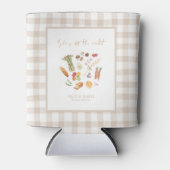 Sie ist abgemeldet Floral-Bridal-Shower Dosenkühler (Vorderseite)