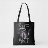 Sie ist Art Tote Tasche (Vorderseite)