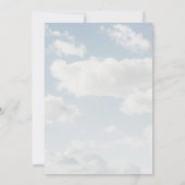 Sie ist auf Cloud 9 Brautparty Einladung (Rückseite)