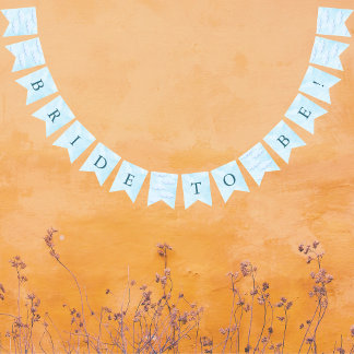 Sie ist auf Cloud 9 Dreambride, um Brautparty zu w Wimpelkette