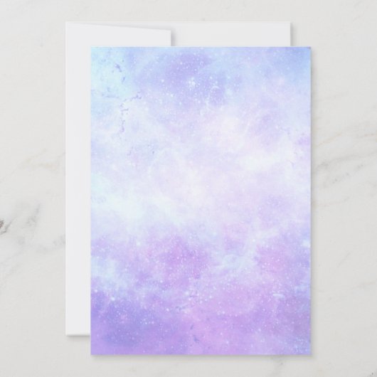 Sie ist auf Cloud 9 Dreamy Elegant Brautparty Einladung (Rückseite)