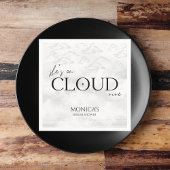 Sie ist auf Cloud 9 Dreamy Elegant Brautparty Serviette