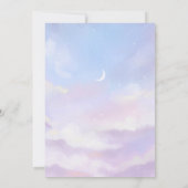 Sie ist auf Cloud 9 Dreamy Pastel Brautparty Einladung (Rückseite)