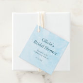 Sie ist auf Cloud 9 Dreamy Sky Blue Brautparty Geschenkanhänger (Beispiel)