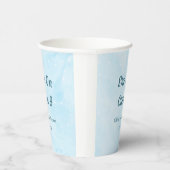 Sie ist auf Cloud 9 Dreamy Sky Blue Brautparty Pappbecher (Rechts)