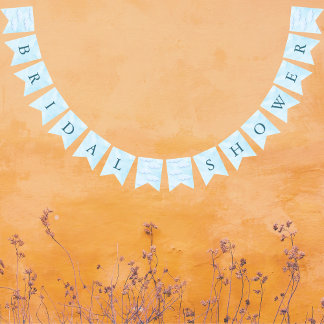 Sie ist auf Cloud 9 Dreamy Sky Blue Brautparty Wimpelkette