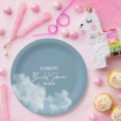 Sie ist auf Cloud 9 Elegant Brautparty Dreamy Pappteller (Party)