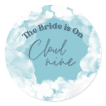 Sie ist auf Cloud 9 Elegant Brautparty Dreamy