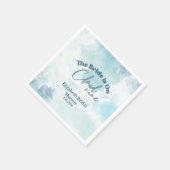 Sie ist auf Cloud 9 Elegant Brautparty Dreamy Serviette (Ecke)