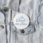 Sie ist auf Cloud 9 Junggeselinnen-Abschied Favori Button (Beispiel)
