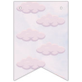 Sie ist auf Cloud 9 Pastel Dreamy Brautparty Wimpelkette (Erste Fahne)