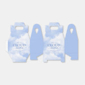 Sie ist auf Cloud Nine Blue Vielen Dank Geschenkschachtel (Ungefaltet)