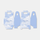 Sie ist auf Cloud Nine Blue Vielen Dank Geschenkschachtel (Ungefaltet)