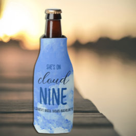 Sie ist auf Cloud Nine! Brautparty/Bachelorette Flaschenkühler