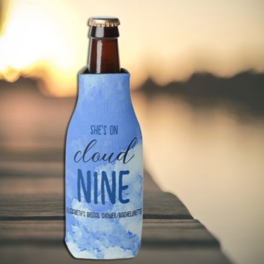 Sie ist auf Cloud Nine! Brautparty/Bachelorette Flaschenkühler