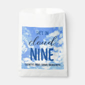 Sie ist auf Cloud Nine! Brautparty/Bachelorette Geschenktütchen (Vorderseite)