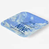 Sie ist auf Cloud Nine! Brautparty/Bachelorette Pappteller (Gewinkelt)