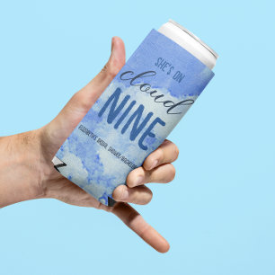 Sie ist auf Cloud Nine! Brautparty/Bachelorette Selters Dosenkühler