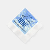 Sie ist auf Cloud Nine! Brautparty/Bachelorette Serviette (Ecke)