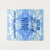 Sie ist auf Cloud Nine! Brautparty/Bachelorette Wandteppich (Vorderseite (Horizontal))