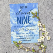 Sie ist auf Cloud Nine! Brautparty Einladung