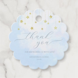 Sie ist auf Cloud Nine Brautparty Gastgeschenk Tag Geschenkanhänger