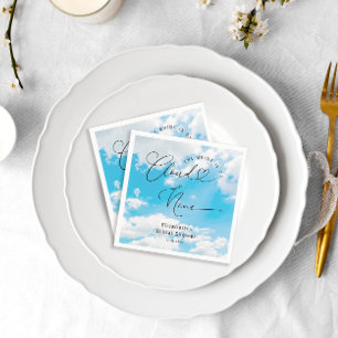 Sie ist auf Cloud Nine Brautparty Napkins Serviette