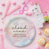 Sie ist auf Cloud Nine Dreamy Stars Brautparty Pappteller (Party)