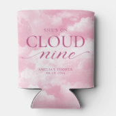 Sie ist auf Cloud Nine Pink Brautparty Dosenkühler (Rückseite)