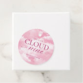 Sie ist auf Cloud Nine Pink Brautparty Geschenkanhänger (Beispiel)