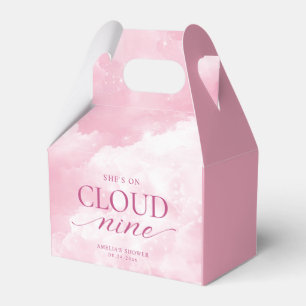 Sie ist auf Cloud Nine Pink Junggesellinnenabschie Geschenkschachtel