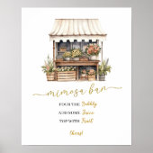 Sie ist auf dem Markt Mimosa Poster (Vorne)