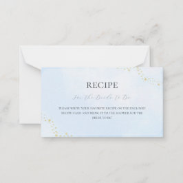 Sie ist auf der Cloud Nine Brautparty Rezept Card Mitteilungskarte
