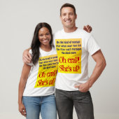 Sie ist auf T-Shirt (Unisex)