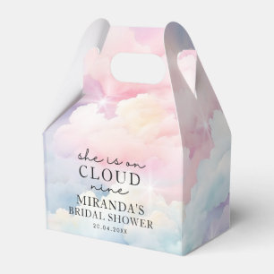 Sie ist auf Wolke 7 Brautparty Geschenkschachtel